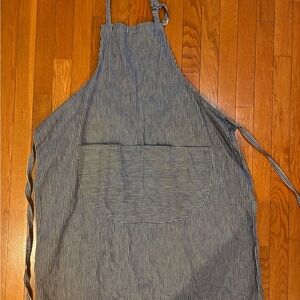 Striped Apron with Two Large Pockets